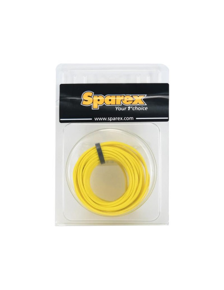 Cables Eléctricos - 1 Núcleo, 1mm² Sección, Amarillo (Longitud: 10M), (Blister)