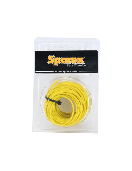 Cables Eléctricos - 1 Núcleo, 2.5mm² Sección, Amarillo (Longitud: 10M), (Blister)