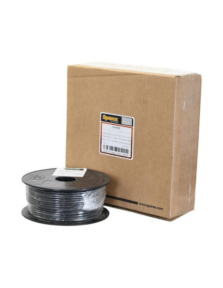 Cables Eléctricos - 1 Núcleo, 2.5mm² Sección, Negro (Longitud: 50M)