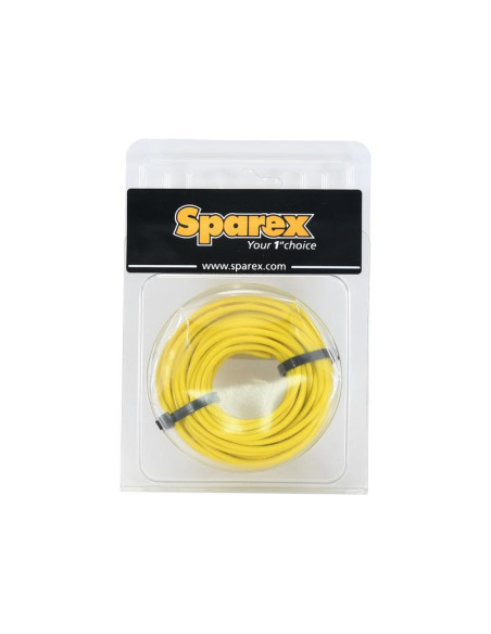 Cables Eléctricos - 1 Núcleo, 2mm² Sección, Amarillo (Longitud: 10M), (Blister)
