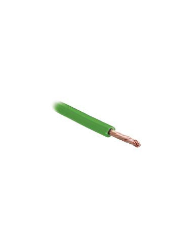 Cables Eléctricos - 1 Núcleo, 2mm² Sección, Verde (Longitud: 10M), (Blister)