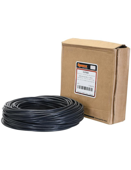 Cables Eléctricos - 1 Núcleo, 6mm² Sección, Negro (Longitud: 50M)