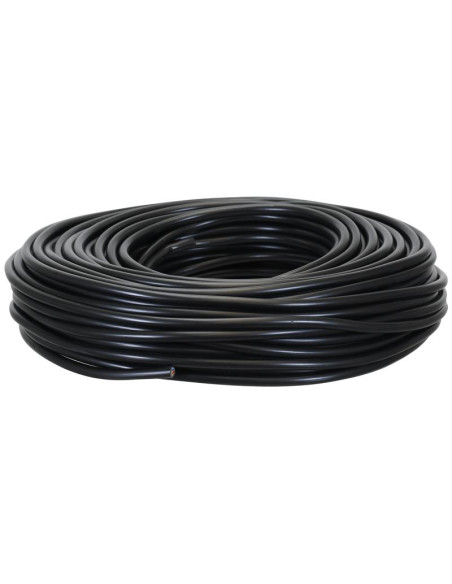 Cables Eléctricos - 2 Núcleo, 1.5mm² Sección, Negro (Longitud: 50M)
