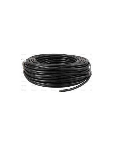Cables Eléctricos - 4 Núcleo, 1.5mm² Sección, Negro (Longitud: 50M)