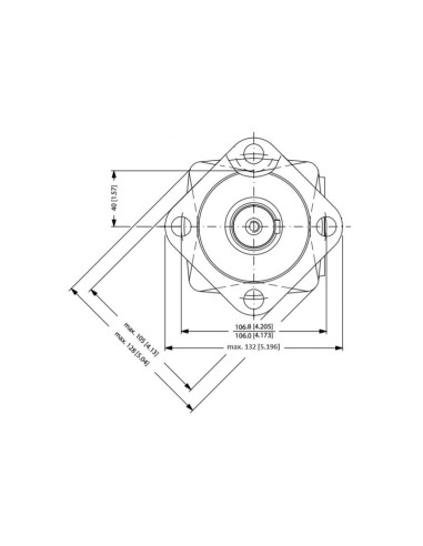 Trale Motor hidraúlico OMS315 315cc/rev con...