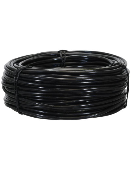 Cables Eléctricos - 5 Núcleo, 1mm² Sección, Negro (Longitud: 50M)
