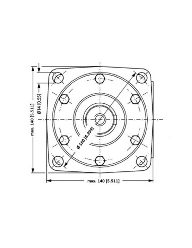 Trale Motor hidraúlico OMT250 250cc/rev con...