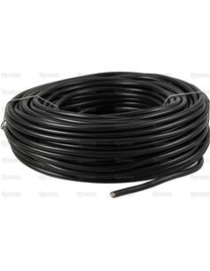 Cables Eléctricos - 7 Núcleo, 1mm² Sección, Negro...