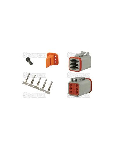 Conector de 6 pin (Bolsa 1 pza.)