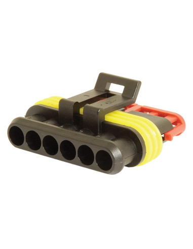 Conector de bloque Superseal - 6 Way - Male