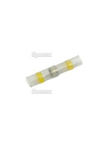 Conector de soldadura aislado termorretráctil Amarillo