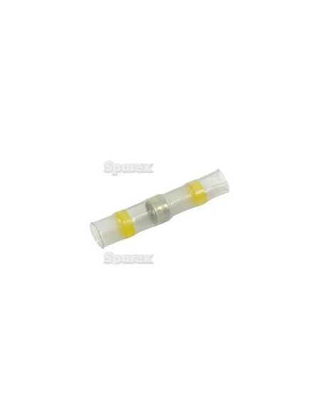 Conector de soldadura aislado termorretráctil Amarillo