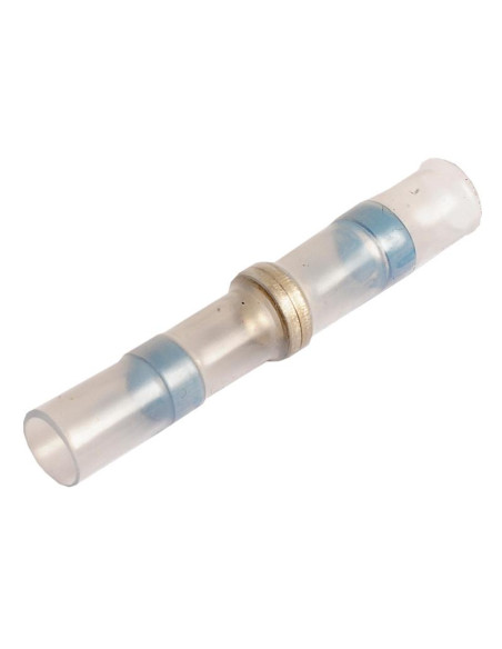 Conector de soldadura aislado termorretráctil Azul