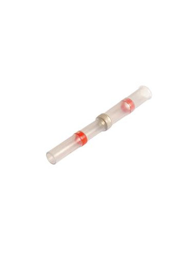 Conector de soldadura aislado termorretráctil Rojo