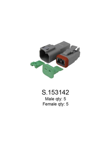 conector Deutsch y recarga del sello 2 Polo 10...