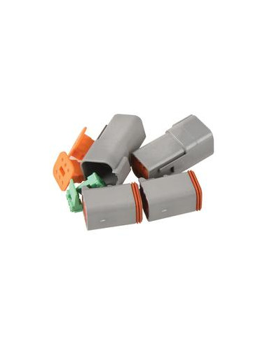 conector Deutsch y recarga del sello 6 Polo 4 pzas. (Bolsa)
