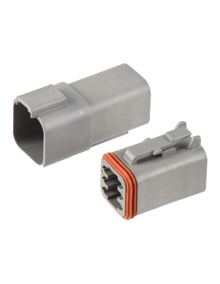conector Deutsch y recarga del sello 6 Polo 4 pzas. (Bolsa)