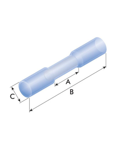 Conector Eléctrico Retráctil - Azul