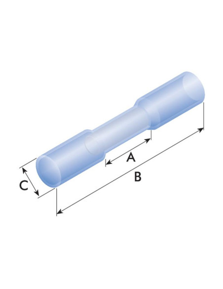 Conector Eléctrico Retráctil - Azul
