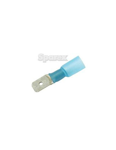 Conector Electrico Retractil Macho - Azul