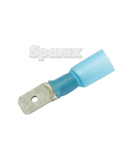 Conector Electrico Retractil Macho - Azul