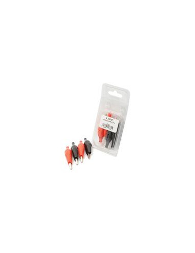 CROCODILE CLIP-10AMP 4PC A'PAK