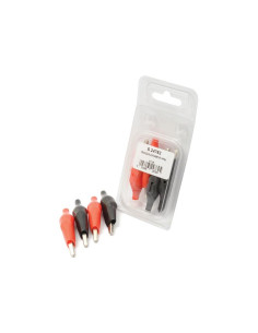 CROCODILE CLIP-10AMP 4PC A'PAK 2