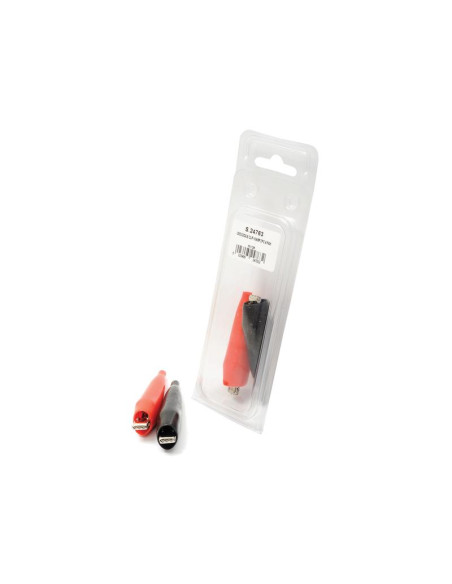 CROCODILE CLIP-10AMP 4PC A'PAK