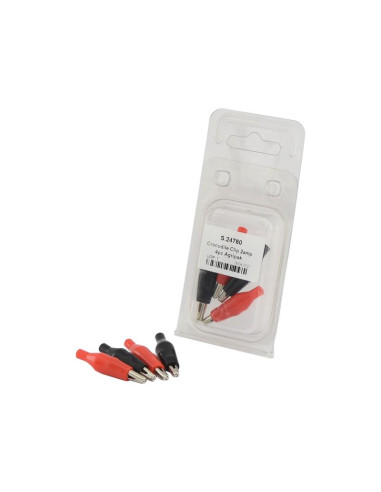 CROCODILE CLIP-2AMP 4PC A'PAK