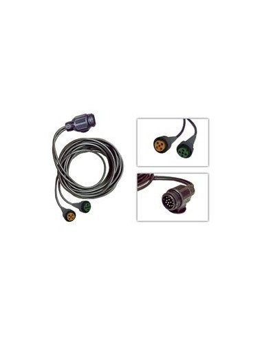 Kit Cable 5M, 13 Clavijas Macho - 5 Clavijas Hembra