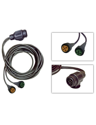 Kit Cable 5M, 13 Clavijas Macho - 5 Clavijas...