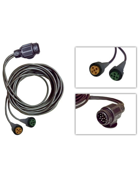 Kit Cable 5M, 13 Clavijas Macho - 5 Clavijas Hembra