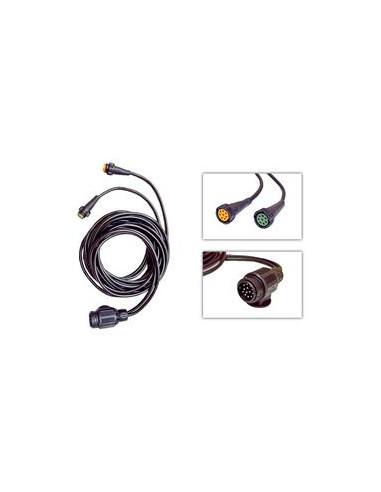 Kit Cable 5M, 13 Clavijas Macho - 8 Clavijas Hembra