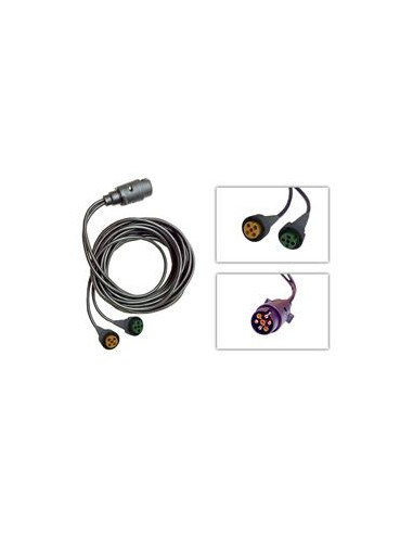 Kit Cable 5M, 7 Clavijas Macho - 5 Clavijas Hembra