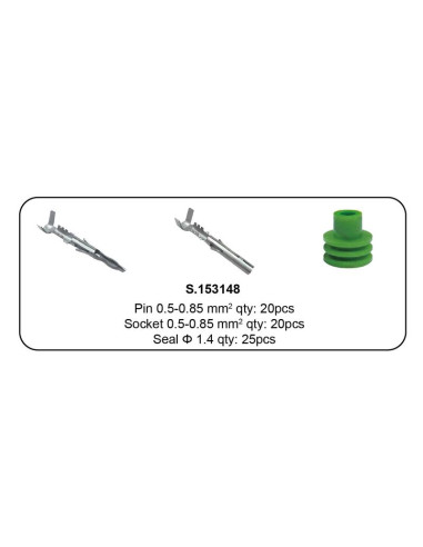 Pasador Delphi Weather y recarga del sello, 65...