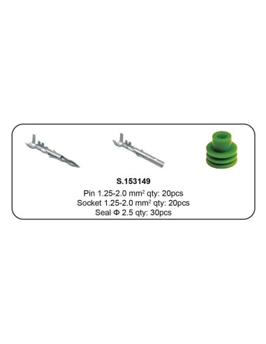 Pasador Delphi Weather y recarga del sello, 70...