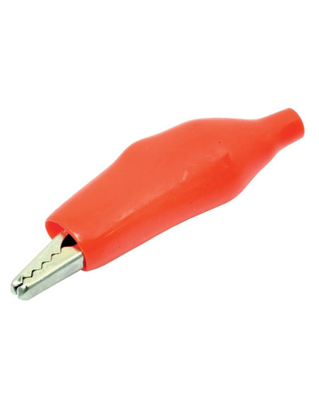 Pinzas Cocodrilo - 5.0 Amperios Rojo