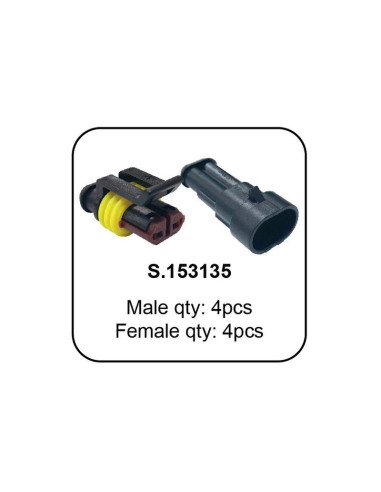 Recarga de 2 polos para Superseal italiano, 8...