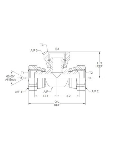 1/4 BSP FEMALE ''TEE''
