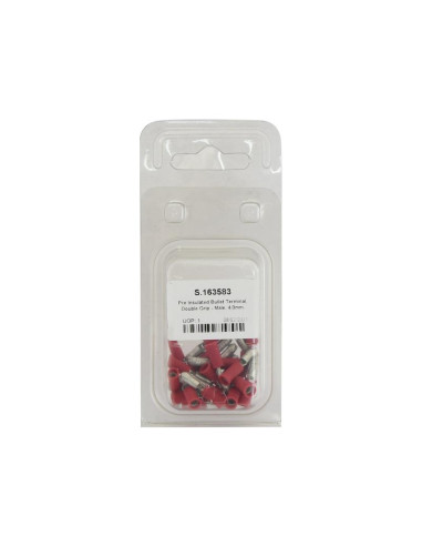 Terminal de bala preaislado, Doble Agarre -...