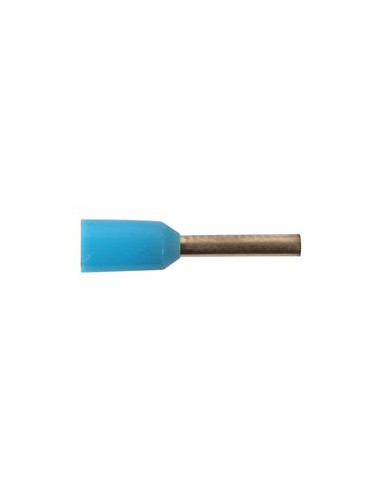 Terminal de clavija preaislado, Standard Grip Azul, 0.75mm