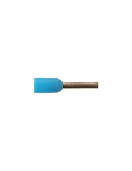 Terminal de clavija preaislado, Standard Grip Azul, 0.75mm