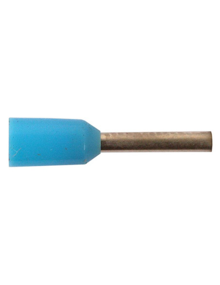 Terminal de clavija preaislado, Standard Grip Azul, 0.75mm