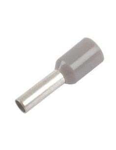 Terminal de clavija preaislado, Standard Grip Gris, 2.5mm