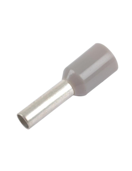 Terminal de clavija preaislado, Standard Grip Gris, 2.5mm