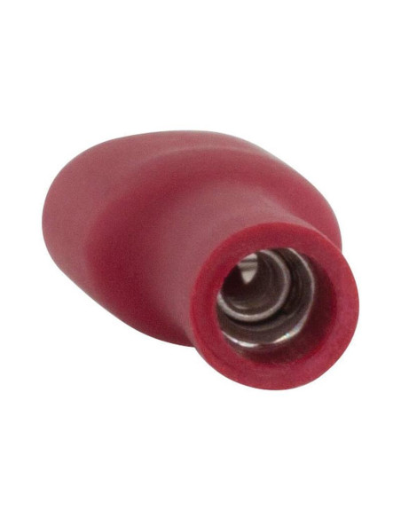 Terminal de horquilla preaislado - Totalmente aislado, Standard Grip - Hembra, 6.3mm, Rojo (0.5 - 1.5mm), (Bolsa