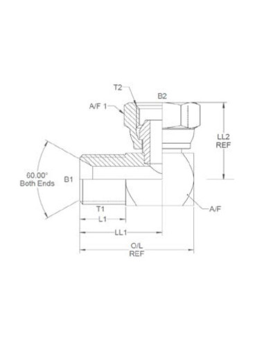 ADAP. ADT.1/4''BSP COMPACT ELBOW M/F