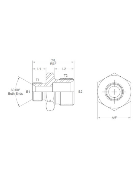 ADAP. M/M 3/4''BSP-M30x1.5mm