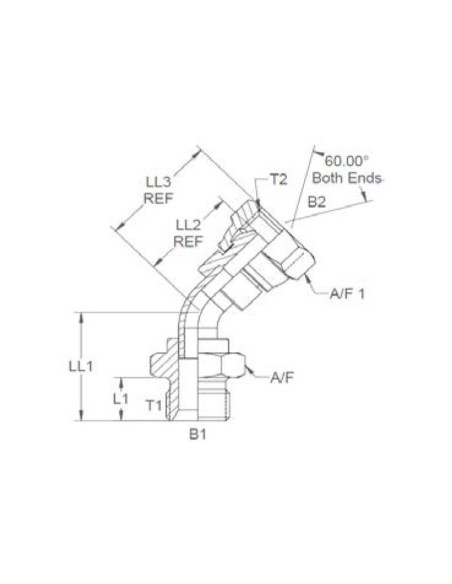 ADAP.ACODADO 135° BSP MACHO/HEMBRA 1/2''