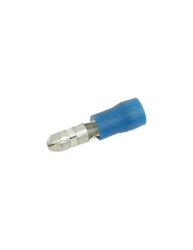 Terminal Faston, Standard Grip - Macho, 4.0mm, Azul (1.5 - 2.5mm)